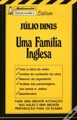Capa do artigo Apontamentos Europa-América Explicam Júlio Dinis - Uma Família Inglesa - Nº 43