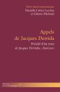 Appels De Jacques Derrida - Preview
