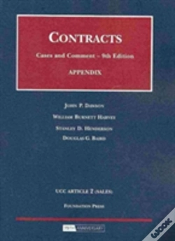 Capa do artigo Appendix To Contracts, Cases And Comment