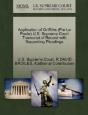 Application Of Griffiths (Fre Le Poole) U.S. Supreme Court Transcript Of Record With Supporting Pleadings - Preview