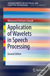 Capa do artigo Application Of Wavelets In Speech Processing
