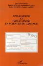 Applications Et Implications En Sciences Du Langage - Preview