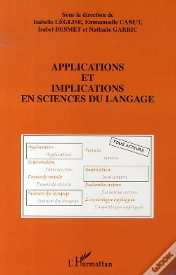 Capa do artigo Applications Et Implications En Sciences Du Langage