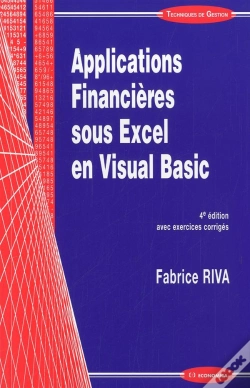 Capa do artigo Applications Financieres Sous Excel 4 Edition