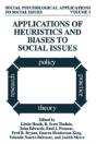Applications Of Heuristics And Biases To Social Issues - Preview