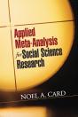 Applied Meta-Analysis For Social Science Research - Preview