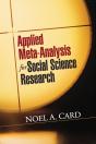 Applied Meta-Analysis For Social Science Research - Preview