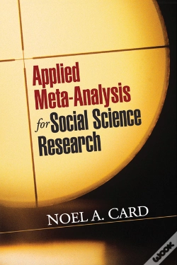 Capa do artigo Applied Meta-Analysis For Social Science Research