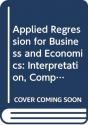 Applied Regression For Business And Economics - Preview
