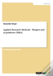 Capa do artigo Applied Research Methods - Mergers And Acquisitions (M&A)