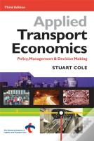 Applied Transport Economics