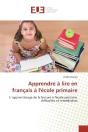Apprendre A Lire En Francais A L'Ecole Primaire - Preview