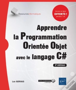 Capa do artigo Apprendre La Programmation Orientee Objet Avec Le Langage C# (3e Edition)