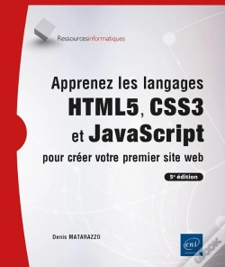 Capa do artigo Apprenez Les Langages Html5, Css3 Et Javascript Pour Créer Votre Premier Site Web (5e Édition)