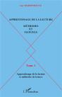Apprentissage De La Lecture T.1 ; Methodes Et Manuels ; Apprentissage De La Lecture Et Methodes De Lecture - Preview