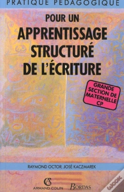 Capa do artigo Apprentissage Structure Ecriture