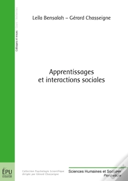 Capa do artigo Apprentissages Et Interactions Sociales