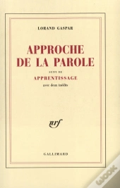Approche De La Parole ; Apprentissage