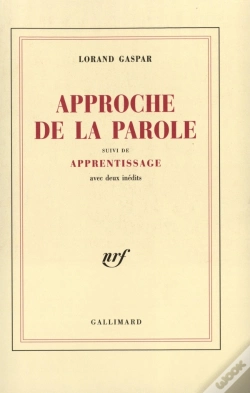Capa do artigo Approche De La Parole ; Apprentissage