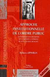 Approche Institutionnelle De L'Ordre Public