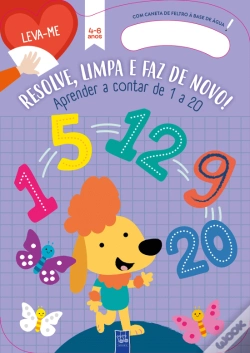 Capa do artigo Aprender a Contar de 1 a 10 - Roxo 4-6 Anos