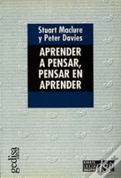 Capa do artigo Aprender A Pensar. Pensar En Aprender