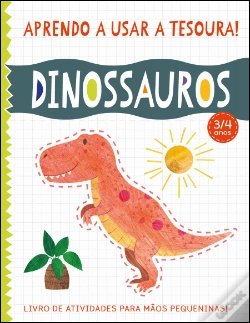 Capa do artigo Aprendo a Usar a Tesoura! Dinossauros