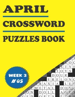 Capa do artigo April Crossword Puzzles Book For Adults Week 3 #05