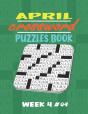 April Crossword Puzzles Book For Adults Week 4 #04 - Preview