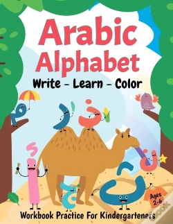 Capa do artigo Arabic Alphabet Write Learn And Color Workbook Practice For Kindergarteners