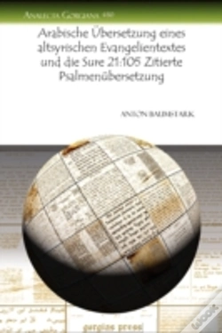 Capa do artigo Arabische Aubersetzung Eines Altsyrischen Evangelientextes Und Die Sure 21