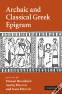 Capa do artigo Archaic And Classical Greek Epigram
