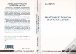 Capa do artigo Archeologie Et Evolution De La Notion D'Auteur