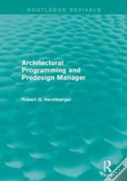 Capa do artigo Architectural Programming And Predesign Manager