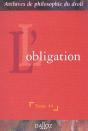 Archives De Philosophie Du Droit Tome 44 : L'Obligation - Tome 44 - Preview
