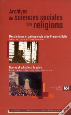 Capa do artigo Archives De Sciences Sociales Des Religions 161