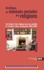 Archives Des Sciences Sociales Des Religions, N 199 - Preview