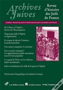 Capa do artigo Archives Juives 45/2 2012