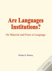 Capa do artigo Are Languages Institutions?