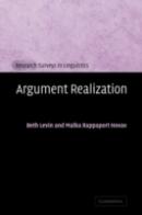Argument Realization