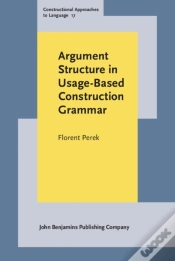 Capa do artigo Argument Structure In Usage-Based Construction Grammar