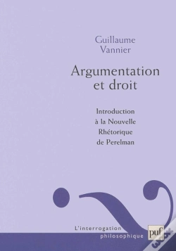 Capa do artigo Argumentation Et Droit