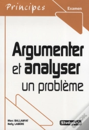 Capa do artigo Argumenter Et Analyser Un Problème