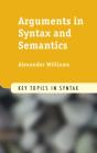 Arguments In Syntax And Semantics - Preview