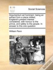 Capa do artigo Argumentum Ad Hominem: Being An Extract