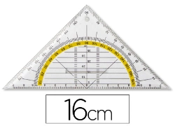 Capa do artigo Aristo Liderpapel Geometria -16 cm Plástico Cristal Com Pega Fixa