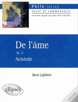 Capa do artigo Aristote, De L'Âme, Iii, 3.