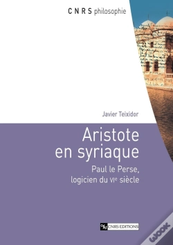 Capa do artigo Aristote En Syriaque ; Paul Le Perse, Logicien Du Vie Siècle