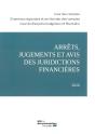 Arrêts, Jugements Et Avis Des Juridictions Financières (Édition 2020) - Preview