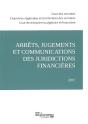 Arrêts, Jugements Et Communications Des Juridictions Financières (Édition 2017) - Preview